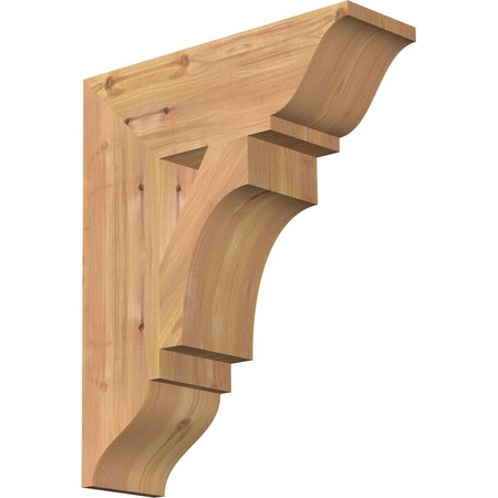 Ekena Millwork Westlake Traditional Smooth Bracket, Western Red Cedar, 5 1/2"W x 18"D x 22"H BKT06X18X22WTL01SWR